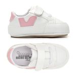 Sapato Tênis Conforto Bebe Baby Menino Primeiros Passos Rosa