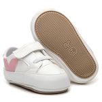 Sapato Tênis Conforto Bebe Baby Menino Primeiros Passos Rosa