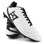 Chuteira Para Campo com Trava Profissional Reforçada Branco A7
