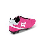 Chuteira Para Campo com Trava Profissional Reforçada Pink A7