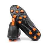 Chuteira Campo Trava Profissional Cano Reforçada Laranja A7