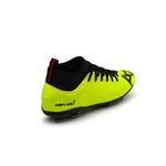 Chuteira Campo Trava Profissional Cano Reforçada Verde Limão A7
