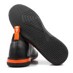 Chuteira Futsal Profissional Reforçada Laranja Futebol