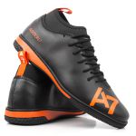 Chuteira Futsal Profissional Reforçada Laranja Futebol