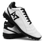 Chuteira Society Pro Impact Gramado Sintético Futebol Branco A7