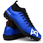 Chuteira Society Pro Impact Futebol Gramado Sintético Azul A7
