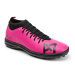 Chuteira Society Pro Impact Futebol Gramado Sintético Pink A7