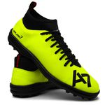 Chuteira Society Pro Impact Gramado Sintético Verde Limão A7