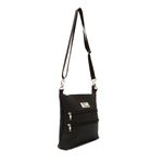 Bolsa Feminina Preta Com Divisões Lana Pimenta 