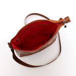 Kit Lana Pimenta Bolsa Transversal, Sandalia Feminina e Carteira de Couro Marrom