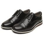 Sapato Casua Social Sport Fino Masculino Luxe Confort Preto BR2
