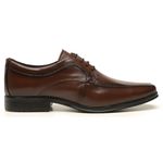 Sapato Social Sport Fino Masculino Couro Marrom Confort