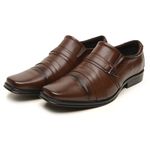 Sapato Social Masculino Anti Stress Sport Fino Marrom Confort