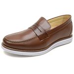 Mocassim Sapatilha Masculina Couro Whisky Dockside Esporte Fino D'Mazons