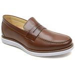 Mocassim Sapatilha Masculina Couro Whisky Dockside Esporte Fino D'Mazons