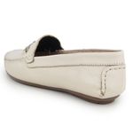 Mocassim Feminino Moderno Confort Couro Off White 460 Granado