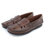 Mocassim Masculino Couro Marrom Claro Casual Confortável Qualidade