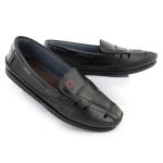 Mocassim Masculino Couro Preto Casual Confortável Qualidade