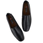 Mocassim Masculino Confoto Couro Preto Anatomico Granado
