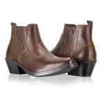 Bota Botina Masculina Country Cano Curto Cafe Kapell 