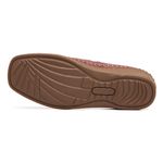 Sapato Sapatilha Mocassim Feminino Couro Vinho Mager