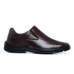 Sapato Social Sport Fino Casual Antiestresse Confort Preto