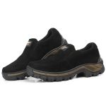 Tênis Coturno Segurança Couro Palmilha Gel Bico Reforçado