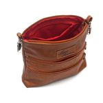 KIT Bolsa Feminina Preta + Bolsa Feminina Caramelo Com Divisões Lana Pimenta 