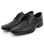 Kit Cinto Dupla Face Masculino em Couro Cafe e Preto 3 cm Tradicional + Sapato Social Sport Fino Masculino Couro Preto BR2 