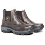 Bota Botina de Couro Marrom Fazendeiro Rotoli BIG