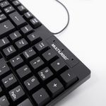 Teclado Multilaser TC193 USB e atalhos multimídia