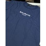 Camiseta Premium Balmain - Azul