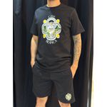 Kit Camiseta + Bermuda Casa - Preto