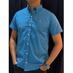 Camisa Social Micro Ralph - Azul
