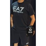 Kit Camiseta + Bermuda EA7 - Preto