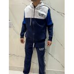 Conjunto Moletom EA7 - Azul/Azul