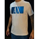 Camiseta Peruana Ax - Branco/azul Copia