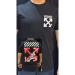 Camiseta Peruana Off White - Preto 