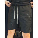Short Griffe LCST - Preto/Preto