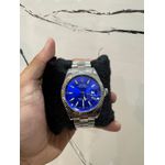 Relógio Rolex - Cinza/azul