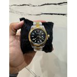 Relógio Rolex - Cinza/Dourado/Preto