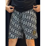 Short Griffe Ea7 - Pret/Branco