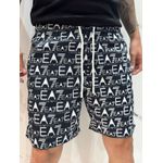 Short Griffe EA7 - Preto