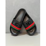Chinelo Slide Gucci - Preto