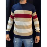 Suéter Premium Lcst - Azul/Bege