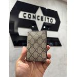 Porta Cartão Gucci Bege Chines