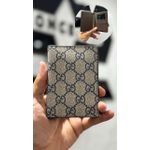 Porta Cartão Gucci Cinza Chines