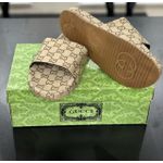 Chinelo Slide Gucci Bege