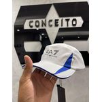 Boné Ea7 - Branco/Azul