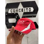 Boné Ea7 - Vermelho/Branco
